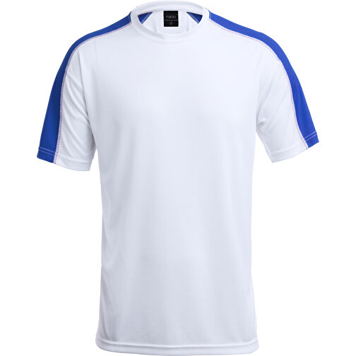 Erwachsene T-Shirt TECNIC DINAMIC COMBY , weiss/blau, 100% Polyester 135 g/ m2, S, , Bild 1
