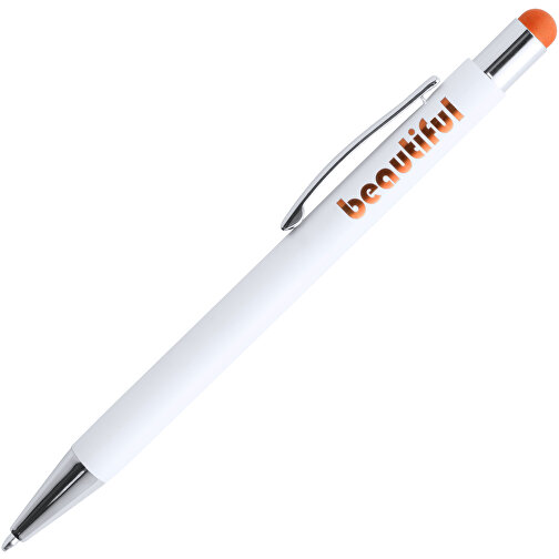 Kugelschreiber Pointer WONER , orange, Aluminium, 14,20cm (Breite), Bild 2