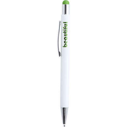 Kugelschreiber Pointer WONER , grün, Aluminium, 14,20cm (Breite), Bild 1