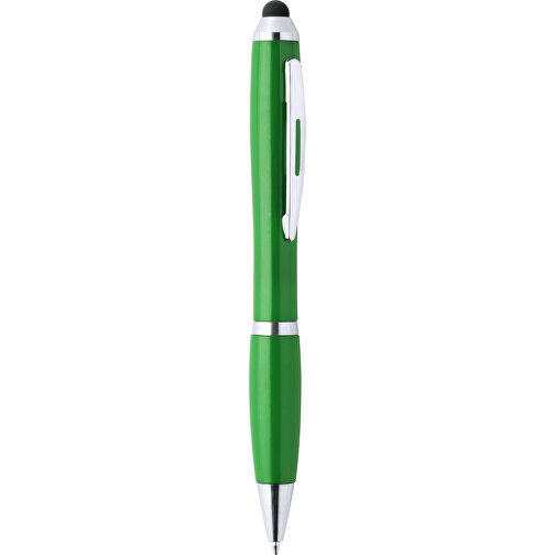 Kugelschreiber Pointer ZERIL , grün, Kunststoff, 14,00cm (Breite), Bild 1