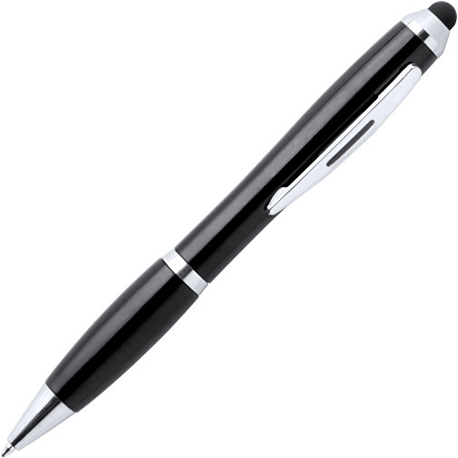Kugelschreiber Pointer ZERIL , schwarz, Kunststoff, 14,00cm (Breite), Bild 2