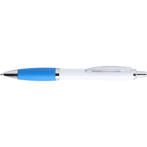 Kugelschreiber TINKIN , hellblau, Kunststoff, 14,00cm (Breite), Bild 3