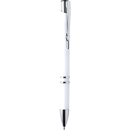 Kugelschreiber YOMIL , weiß, Kunststoff, 13,70cm (Breite), Bild 1