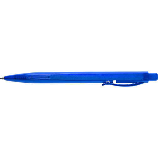 Kugelschreiber DAFNEL , blau, Kunststoff, 1,00cm x 0,80cm x 14,50cm (Länge x Höhe x Breite), Bild 3
