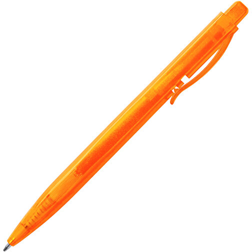 Kugelschreiber DAFNEL , orange, Kunststoff, 1,00cm x 0,80cm x 14,50cm (Länge x Höhe x Breite), Bild 2