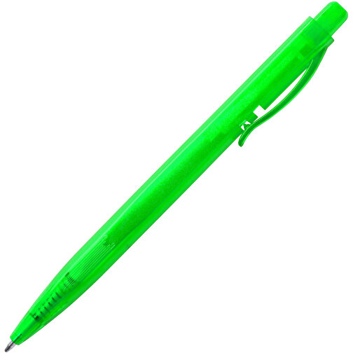Kugelschreiber DAFNEL , grün, Kunststoff, 1,00cm x 0,80cm x 14,50cm (Länge x Höhe x Breite), Bild 2
