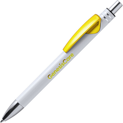 Kugelschreiber WENCEX , gelb, Aluminium, 14,10cm (Breite), Bild 2