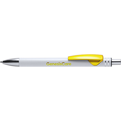 Kugelschreiber WENCEX , gelb, Aluminium, 14,10cm (Breite), Bild 3