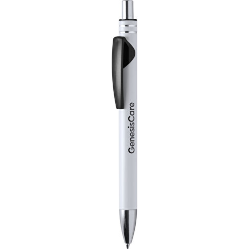Kugelschreiber WENCEX , schwarz, Aluminium, 14,10cm (Breite), Bild 1