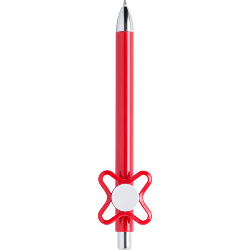 Kugelschreiber KARSOL , rot, Kunststoff, 3,90cm x 1,90cm x 13,90cm (Länge x Höhe x Breite), Bild 1