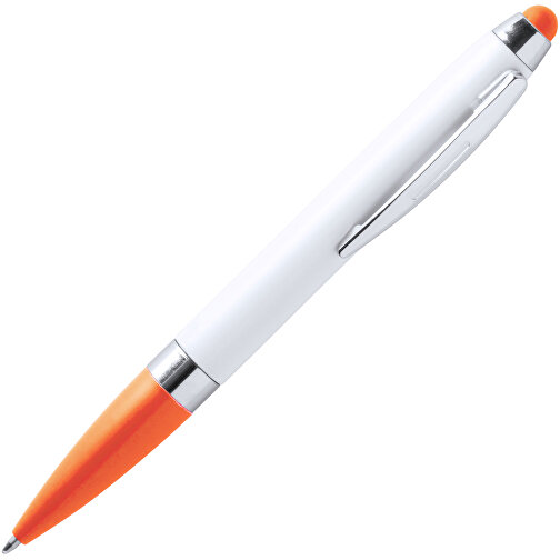 Kugelschreiber Pointer MONDS , orange, Kunststoff, 13,40cm (Breite), Bild 2