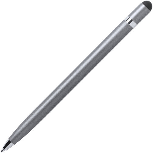 Kugelschreiber Pointer MULENT , silber, Aluminium, 14,10cm (Breite), Bild 2