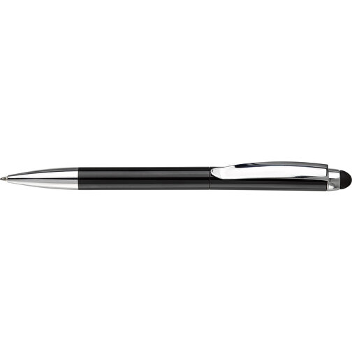 Kugelschreiber Modena Stylus , schwarz, Aluminium, 14,70cm (Länge), Bild 3