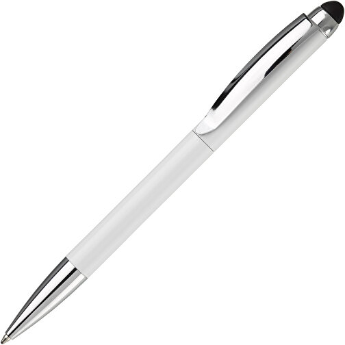 Kugelschreiber Modena Stylus , weiß, Aluminium, 14,70cm (Länge), Bild 2