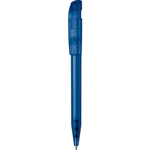 Kugelschreiber S45 Clear Transparent , transparent dunkelblau, ABS, 13,80cm (Länge), Bild 1