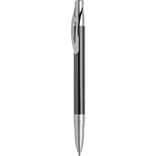 Kugelschreiber Buenos Aires , dunkelgrau, Aluminium & Metall, 14,00cm (Länge), Bild 1