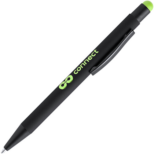 Kugelschreiber Pointer YARET , grün, Aluminium, 14,20cm (Breite), Bild 2