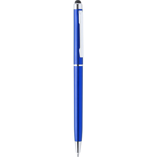 Kugelschreiber Pointer ALFIL , blau, Kunststoff, 13,20cm (Breite), Bild 1