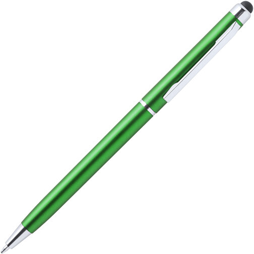 Kugelschreiber Pointer ALFIL , grün, Kunststoff, 13,20cm (Breite), Bild 2