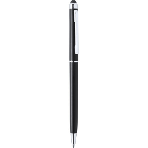 Kugelschreiber Pointer ALFIL , schwarz, Kunststoff, 13,20cm (Breite), Bild 1