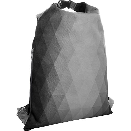 Rucksack DIAMOND , Halfar, schwarz, Polyester 600d melange, 50,00cm x 35,00cm (Höhe x Breite), Bild 1