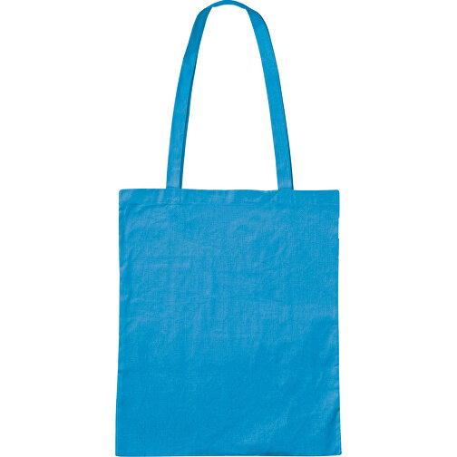 Tasche Aus Baumwolle , hellblau, 100 % Baumwolle, 39,00cm x 27,00cm x 56,00cm (Länge x Höhe x Breite), Bild 1