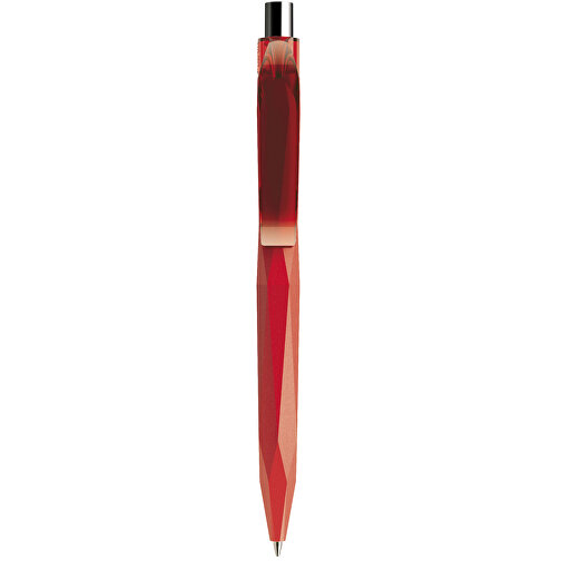 Prodir QS20 PMT Push Kugelschreiber , Prodir, rot / silber poliert, Kunststoff/Metall, 14,10cm x 1,60cm (Länge x Breite), Bild 1