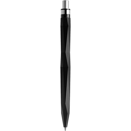 Prodir QS20 PMS Push Kugelschreiber , Prodir, schwarz / silber satiniert, Kunststoff/Metall, 14,10cm x 1,60cm (Länge x Breite), Bild 3