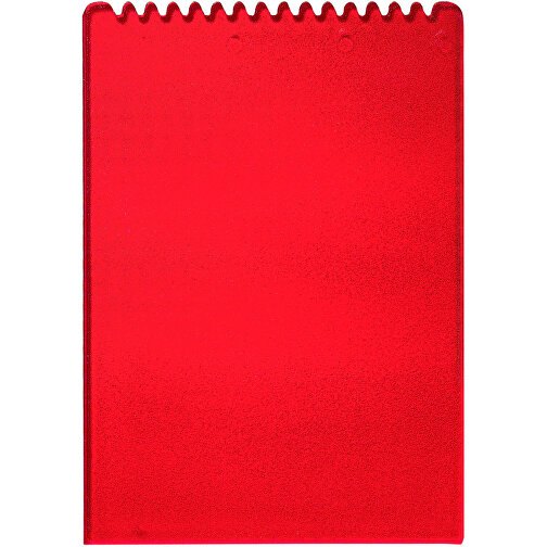 Eiskratzer 'Rechteck' , trend-rot PS, Kunststoff, 14,70cm x 0,30cm x 10,30cm (Länge x Höhe x Breite), Bild 1