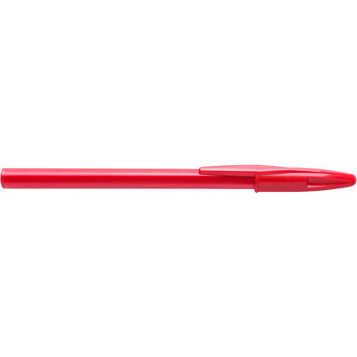 Kugelschreiber UNIVERSAL , rot, ABS, 14,50cm (Breite), Bild 3