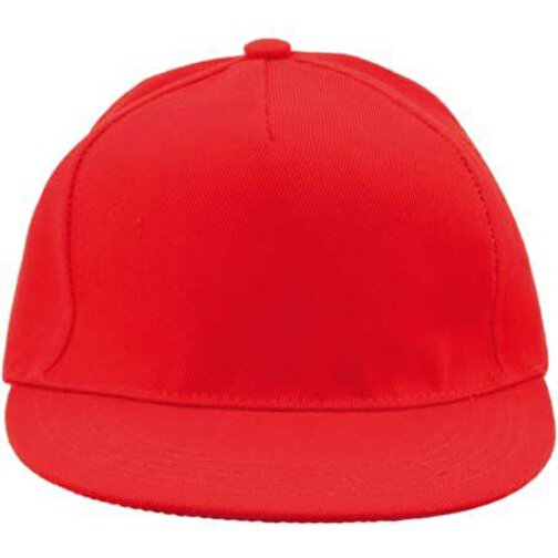 Mütze LORENZ , rot, Groß Polyester/ Baumwolle, , Bild 1