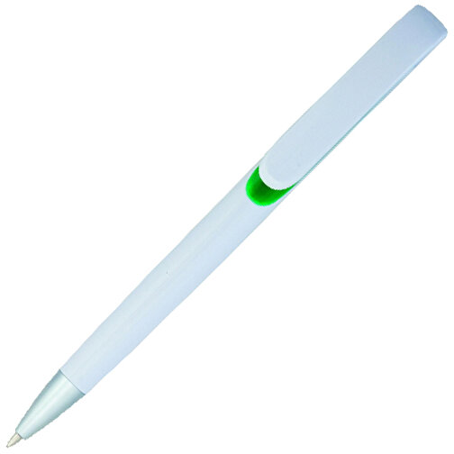 Kugelschreiber KLINCH , grün, ABS, 14,70cm (Breite), Bild 2