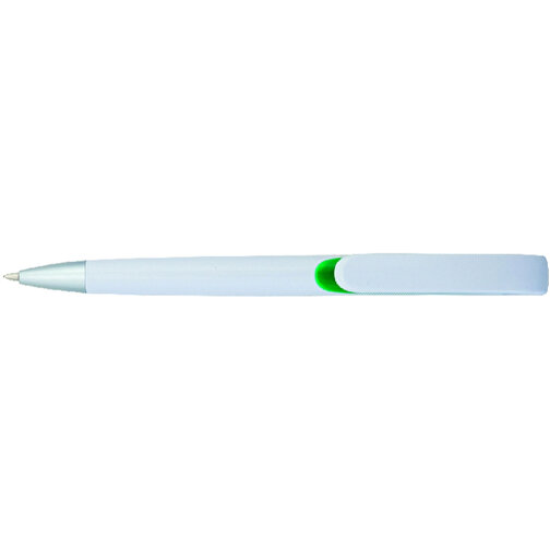Kugelschreiber KLINCH , grün, ABS, 14,70cm (Breite), Bild 3