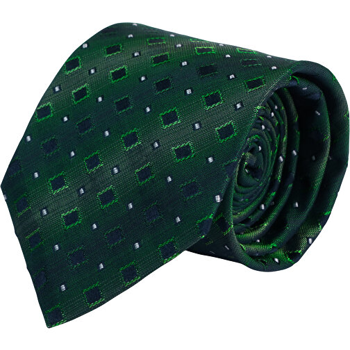 Krawatte, Reine Seide, Jacquardgewebt , grün, Reine Seide, 148,00cm x 7,50cm (Länge x Breite), Bild 1