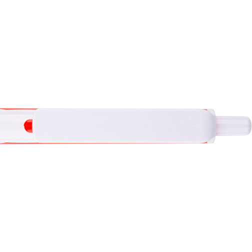 Kugelschreiber Favour Weiß , Promo Effects, weiß / rot, Kunststoff, 14,20cm (Länge), Bild 10