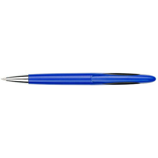 Kugelschreiber Tokio Bunt Schwarz , Promo Effects, blau, Kunststoff, 14,50cm x 1,50cm (Länge x Breite), Bild 3