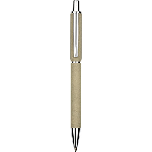 Kugelschreiber Sand , Promo Effects, beige, Aluminium, 14,00cm x 1,00cm (Länge x Breite), Bild 2