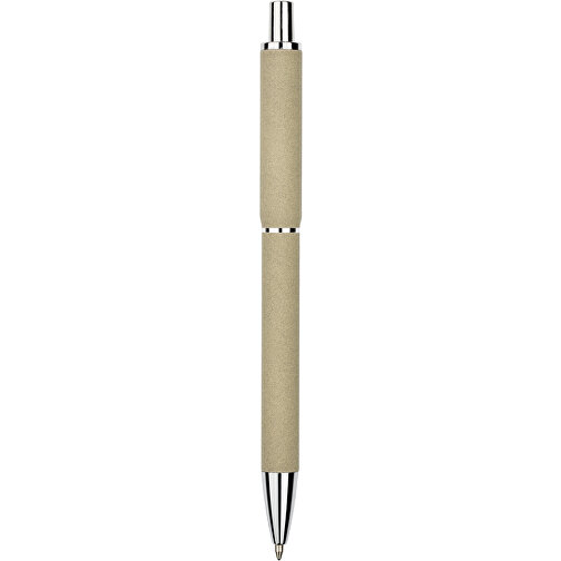 Kugelschreiber Sand , Promo Effects, beige, Aluminium, 14,00cm x 1,00cm (Länge x Breite), Bild 4