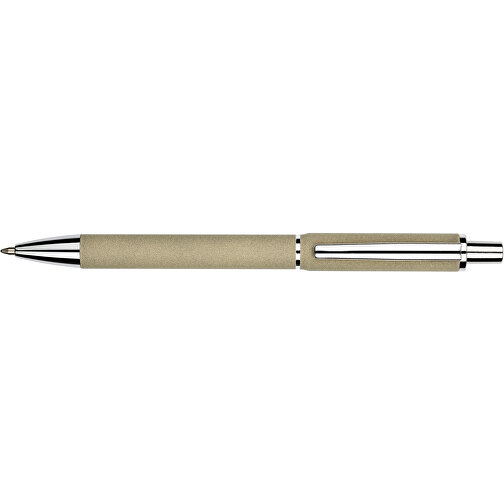 Kugelschreiber Sand , Promo Effects, beige, Aluminium, 14,00cm x 1,00cm (Länge x Breite), Bild 6