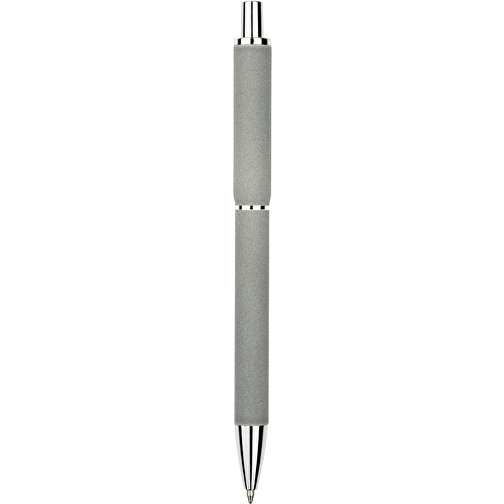 Kugelschreiber Sand , Promo Effects, grau, Aluminium, 14,00cm x 1,00cm (Länge x Breite), Bild 4
