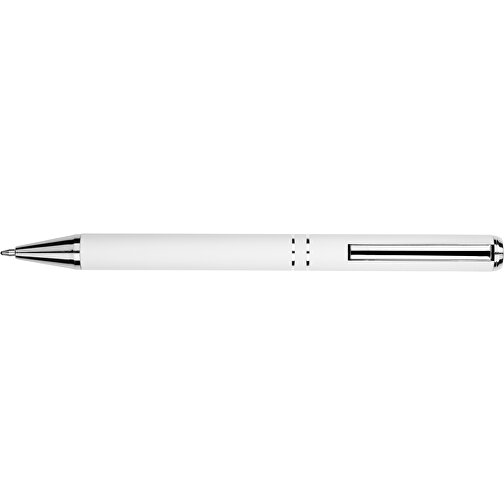 Kugelschreiber Lagos Matt , Promo Effects, weiß, Aluminium, 14,60cm x 1,10cm (Länge x Breite), Bild 6