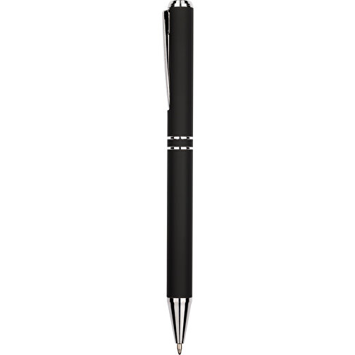 Kugelschreiber Lagos Matt , Promo Effects, schwarz, Aluminium, 14,60cm x 1,10cm (Länge x Breite), Bild 3