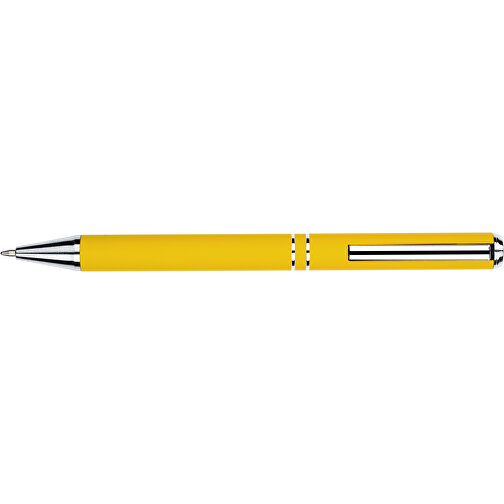 Kugelschreiber Lagos Matt , Promo Effects, gelb, Aluminium, 14,60cm x 1,10cm (Länge x Breite), Bild 6