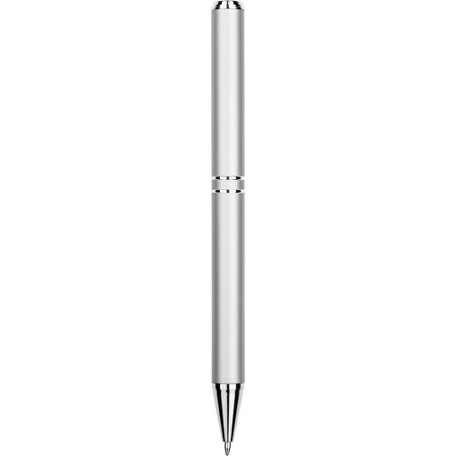 Kugelschreiber Lagos Metallic , Promo Effects, silber, Aluminium, 14,70cm x 2,10cm (Länge x Breite), Bild 4