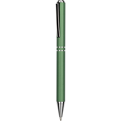 Kugelschreiber Lagos Metallic , Promo Effects, grün, Aluminium, 14,70cm x 2,10cm (Länge x Breite), Bild 1
