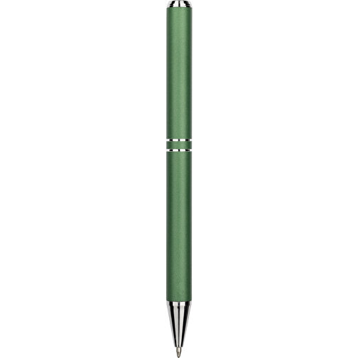 Kugelschreiber Lagos Metallic , Promo Effects, grün, Aluminium, 14,70cm x 2,10cm (Länge x Breite), Bild 4