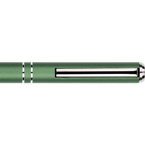 Kugelschreiber Lagos Metallic , Promo Effects, grün, Aluminium, 14,70cm x 2,10cm (Länge x Breite), Bild 9