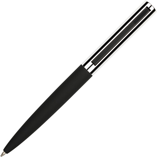 Kugelschreiber Marokko , Promo Effects, silber-schwarz, Aluminium, 14,30cm x 1,20cm (Länge x Breite), Bild 6