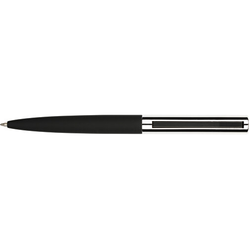 Kugelschreiber Marokko , Promo Effects, silber-schwarz, Aluminium, 14,30cm x 1,20cm (Länge x Breite), Bild 7