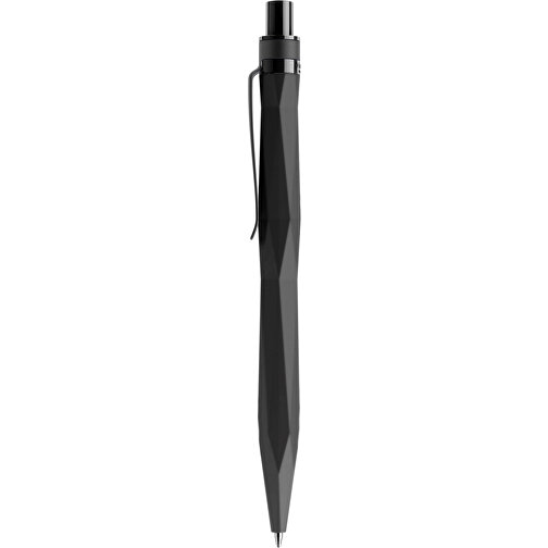 Prodir QS20 Soft Touch PRS Push Kugelschreiber , Prodir, schwarz / schwarz, Kunststoff/Metall, 14,10cm x 1,60cm (Länge x Breite), Bild 2